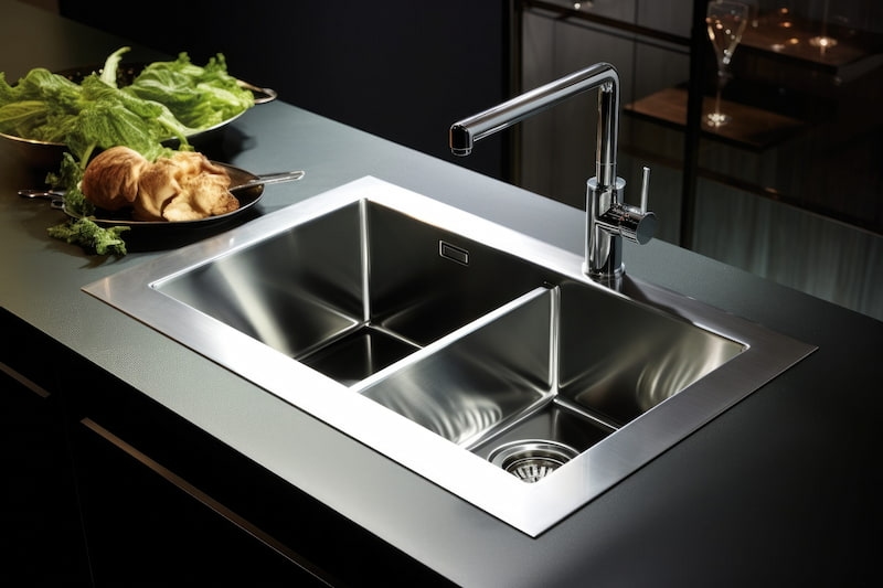Tính Năng Chậu Rửa Bát Cao Cấp: Chống Ồn, Chống Xước, Thoát Nước Nhanh