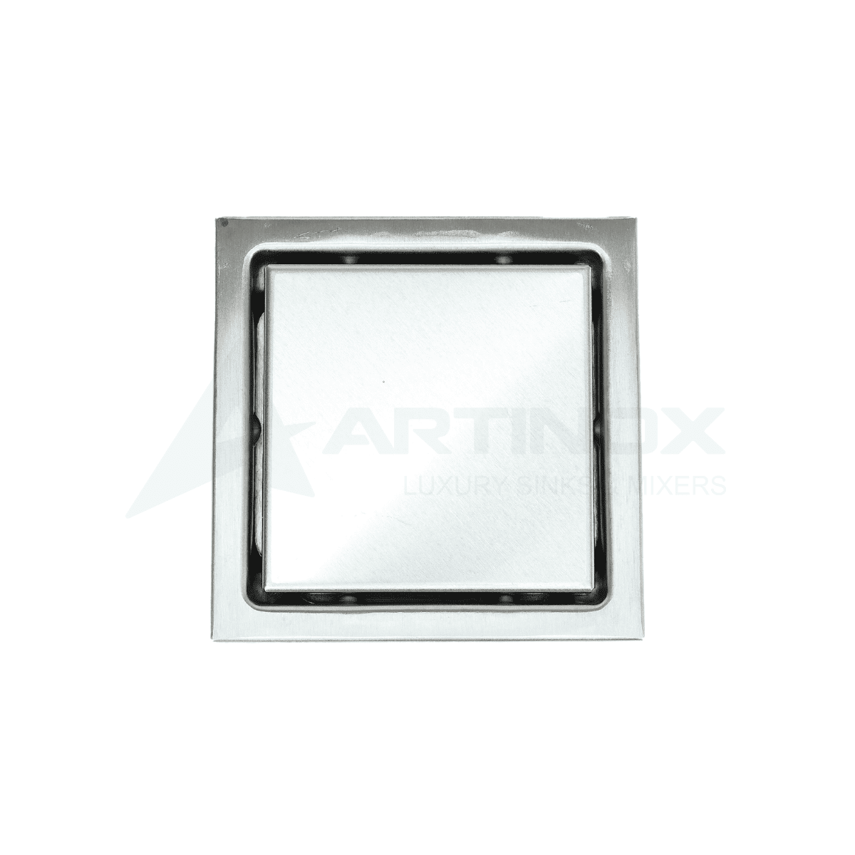 Phễu thoát sàn Artinox mặt trơn ATN-1212-A01 (D76/90/110)