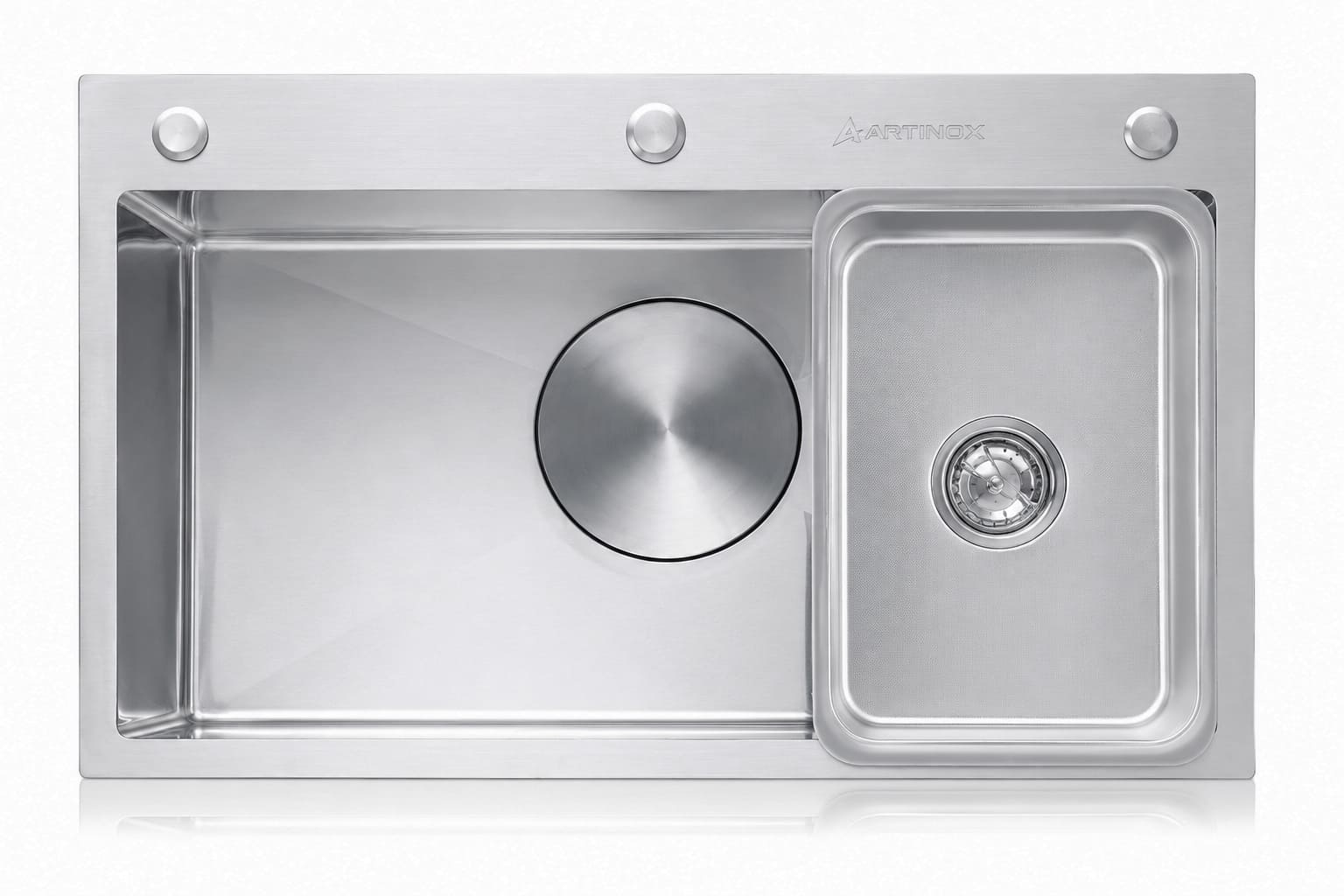 Chậu rửa bát Artinox 1 hố lớn ATN-7545