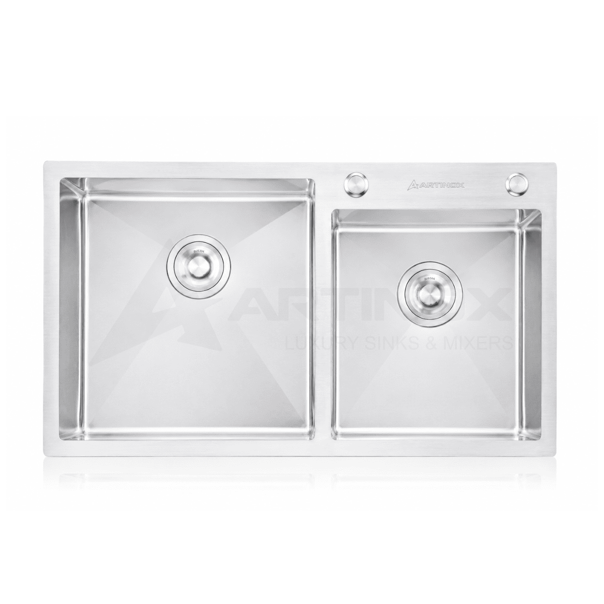 Chậu rửa bát Artinox 2 hố cân ATN-8245L